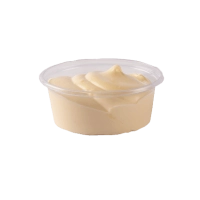 Volle en romige mayonaise (Oliehoorn, 50 mL bakje).