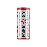 Verfrissende, bruisende energiedrank (Viking, 250 mL blik).