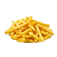 Portie knapperige, huisgemaakte, gekruide friet, goudbruin gefrituurd voor de perfecte smaak en crunch. 